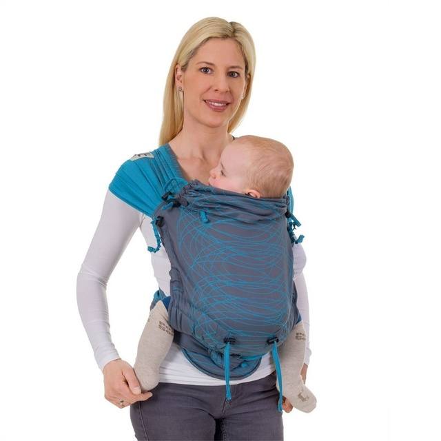 HOPPEDIZ HOP-TYE Buckle Tragehilfe - Ergonomische Babytrage Für 2,5-20kg