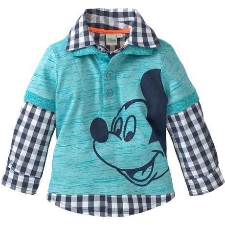 Mickey Mouse Hemd im Layer-Look